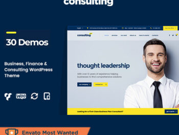 Consulting – Business Finance WordPress Theme